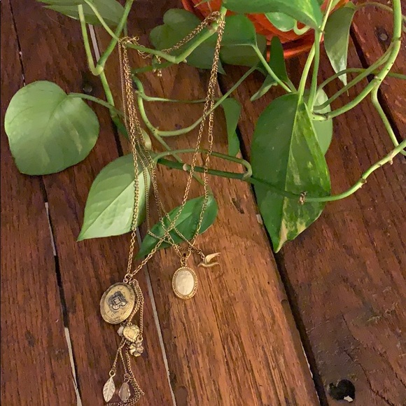 Layered Charm Necklace - Picture 3 of 5